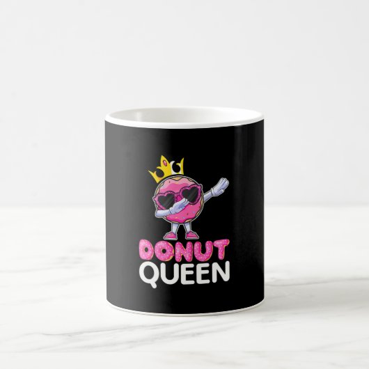 Dabbing Donut Queen Dab Dance Doughnut Donut Kaffeetasse (Mittel)