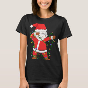 Dabbing Dr Fauci Evil Elf Dog Anti Maske Impfstoff T-Shirt