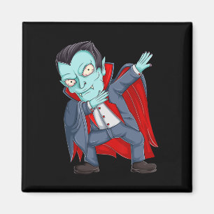 Dabbing Dracula Vampir-Shirts Kleinkind Halloween Magnet