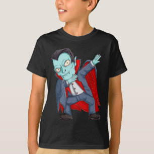 Dabbing Dracula Vampir-Shirts Kleinkind Halloween T-Shirt