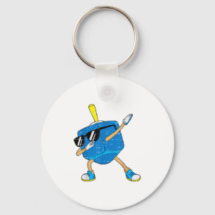 Dabbing Dreidel Chanukka Tanzender Chanukka Kleink Schlüsselanhänger