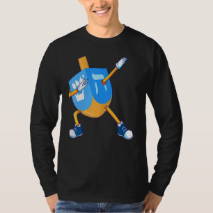 Dabbing Dreidel Chanukka Tänzer Chanukka Kinder Mä T-Shirt