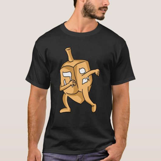 Dabbing Dreidel Funny Hanukka jüdischer Holiday Ju T-Shirt (Vorderseite)