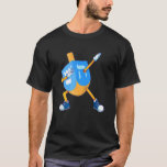 Dabbing Dreidel Hanukkah Dancing Chanukah Kids Gir T-Shirt<br><div class="desc">Dabbing Dreidel Hanukkah Dancing Chanukah Kinder Mädchen Jungen 2</div>