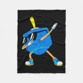Dabbing Dreidel Hanukkah Dancing Chanukah Toddler Fleecedecke (Vorderseite)