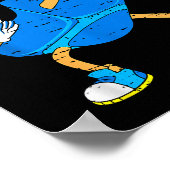 Dabbing Dreidel Hanukkah Dancing Chanukah Toddler Poster (Ecke)