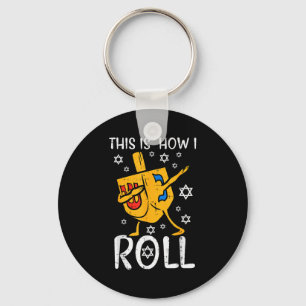 Dabbing Dreidel Hässliches Hanukkah Lustiges Chanu Schlüsselanhänger