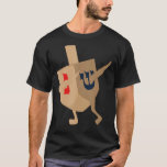 dabbing dreidel jüdische hanukkah chanukah T-Shirt<br><div class="desc">dabbing dreidel jüdische hanukkah chanukah</div>
