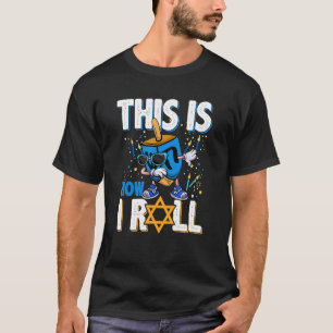 Dabbing Dreidel So Roll ich Menorah Hanukk T-Shirt