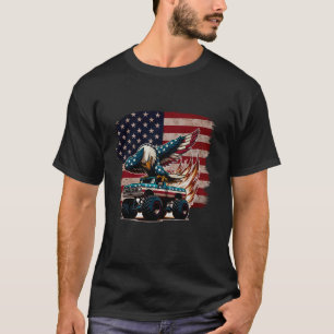 Dabbing Eagle Monster Truck 4. Juli Jungs Ameri T-Shirt