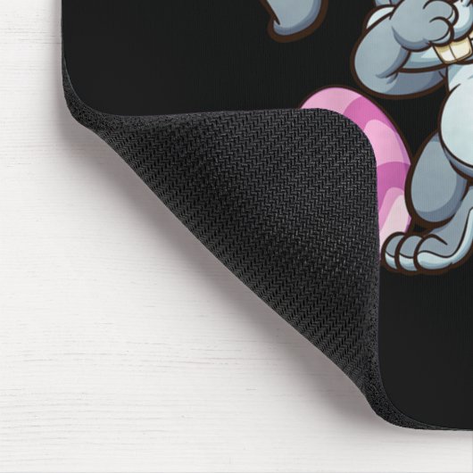 Dabbing Easter Bunny Premium Tri-blend  Mousepad (Ecke)