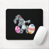 Dabbing Easter Bunny Premium Tri-blend Mousepad (Mit Mouse)