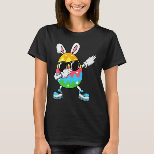 Dabbing Easter Egg for Boys Girls Kids Happy Easte T-Shirt (Vorderseite)