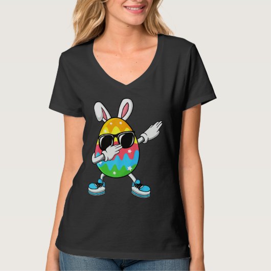 Dabbing Easter Egg for Boys Girls Kids Happy Easte T-Shirt (Vorderseite)