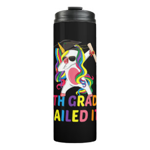 Dabbing Einhorn 5. Klasse T-Shirt Mädchen Jungen A Thermosbecher