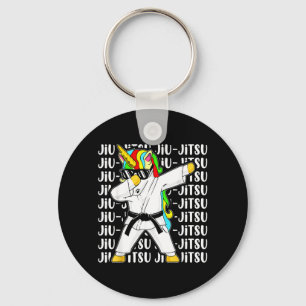 Dabbing Einhorn Brazilian Jiu Jitsu Mädchen BJJ MM Schlüsselanhänger