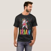 Dabbing Einhorn Brian T-Shirt (Vorne ganz)