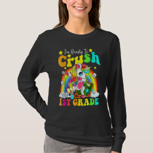 Dabbing Einhorn Ich bin bereit, die 1. Klasse zu k T-Shirt