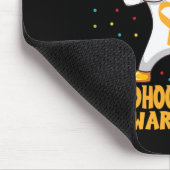Dabbing Einhorn Kindheitskrebs-Bewusstseins-Kämpfe Mousepad (Ecke)
