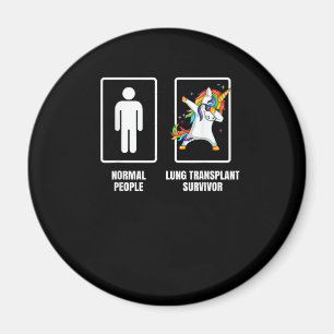 Dabbing Einhorn-Lungen-Transplantat-Überlebender O Magnet