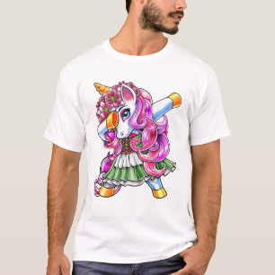 Dabbing Einhorn Oktoberfest Dirndl Bayerische Trac T-Shirt