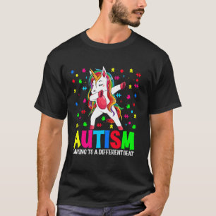 Dabbing-Einhorn-Puzzleteil Autismus-Bewusstseinsta T-Shirt