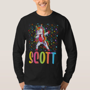 Dabbing Einhorn Scott T-Shirt