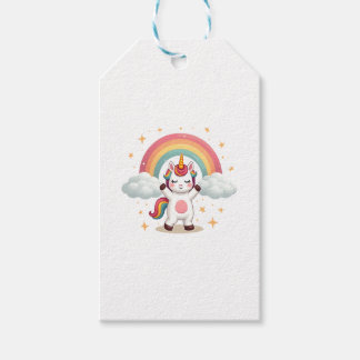 Dabbing Einhorn T-Shirt - Lustiger Dab-Tanz Regenb Geschenkanhänger