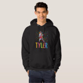 Dabbing Einhorn Tyler Hoodie (Vorne ganz)