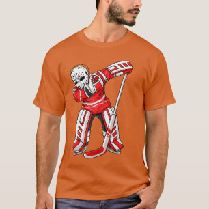 Dabbing Eishockeyspieler Lustige Jungen Mädchen Da T-Shirt