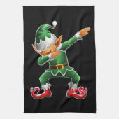 Dabbing Elf Kostüme Weihnachtsfeier Weihnachtsfeie Geschirrtuch (Vertikal)