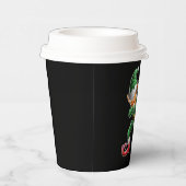 Dabbing Elf Kostüme Weihnachtsfeier Weihnachtsfeie Pappbecher (Rechts)