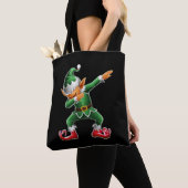 Dabbing Elf Kostüme Weihnachtsfeier Weihnachtsfeie Tasche (Von Nahem)