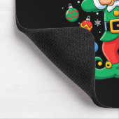 Dabbing Elf Santa Sleigh Snowman Funny Dab Xmas Pr Mousepad (Ecke)