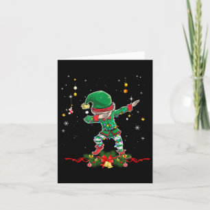 Dabbing Elf Shirt Kostüme Weihnachtskadett Männer  Karte