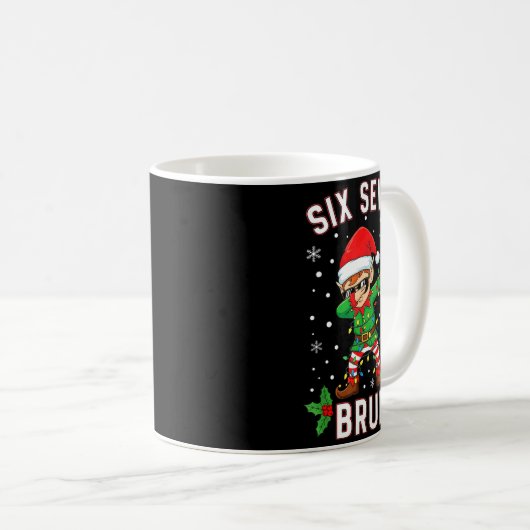 Dabbing Elf Six Seven Bruh Christmas 67 Meme Xmas  Kaffeetasse (VorderseiteRechts)