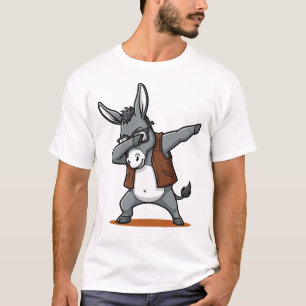 Dabbing Esel Lustig Süß Dab Tanz T-Shirt