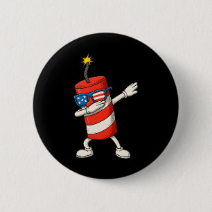 Dabbing Firecracker Funny 4. Juli Jungs Kinder die Button