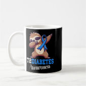Dabbing Flatth Diabetes Awareness Typ 2 Diabetes B Kaffeetasse (Links)