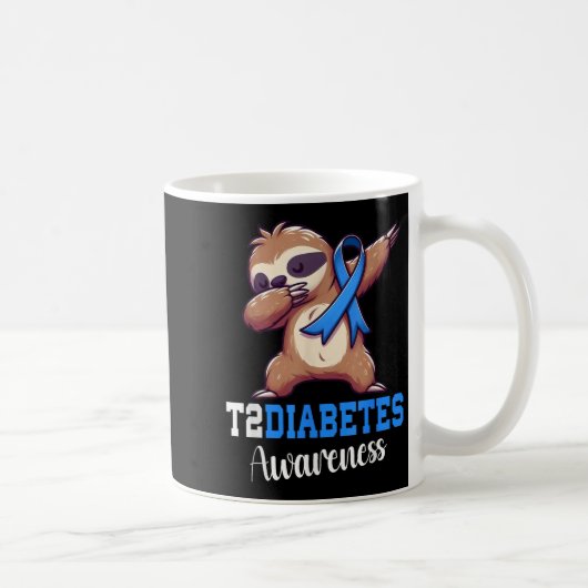 Dabbing Flatth Diabetes Awareness Typ 2 Diabetes B Kaffeetasse (Rechts)
