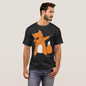 Dabbing Fox Funny Fox Dab T-Shirt (Vorne ganz)