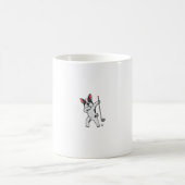Dabbing Französischer Bulldog Golfspielen Frenchie Kaffeetasse (Mittel)