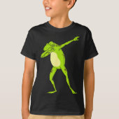 Dabbing Frog For Kids-boys & Girls Funny Anima T-Shirt (Vorderseite)