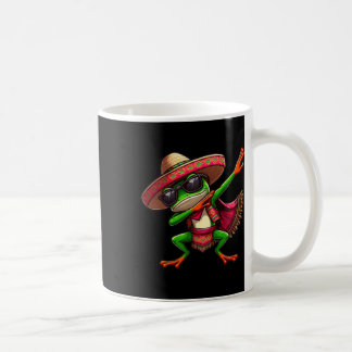 Dabbing Frog Sungles Sombrero Poncho Cinco De Mayo Kaffeetasse