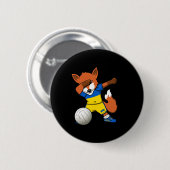 Dabbing Fuchs Ukraine Volleyll Fans Jersey Ukraini Button (Vorne & Hinten)