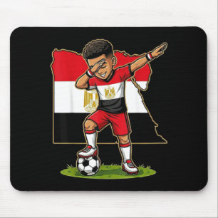 Dabbing Fußball Ägypten Trikot Junge Ägypter Junge Mousepad