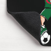Dabbing Fußball Junge Algerien Fußball Fan Jersey Mousepad (Ecke)