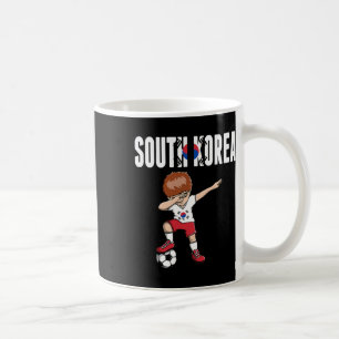 Dabbing Fußball Junge Südkorea Fußball Fan Jersey Kaffeetasse