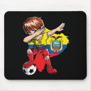 Dabbing Fußball Kolumbien Trikot Junge kolumbianis Mousepad
