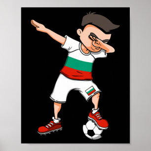 Dabbing Fußballjunge - Bulgarien Trikot bulgarisch Poster
